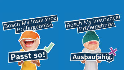 2 Personen mit Schildern