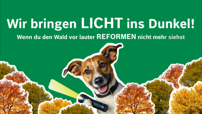 Bruno mit Taschenlampe