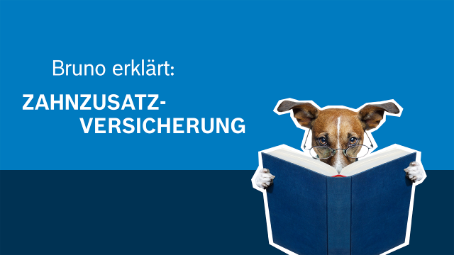 Bruno mit Brille liest ein Buch